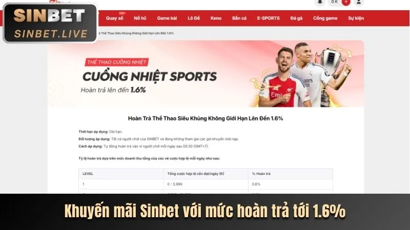 Hoàn Trả Cược mb6688 nhà cái